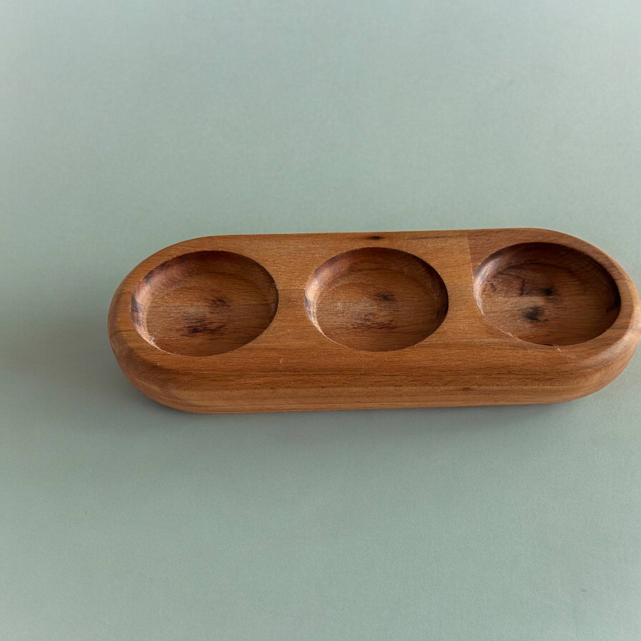 Wooden Sauce Plate / Manage Base