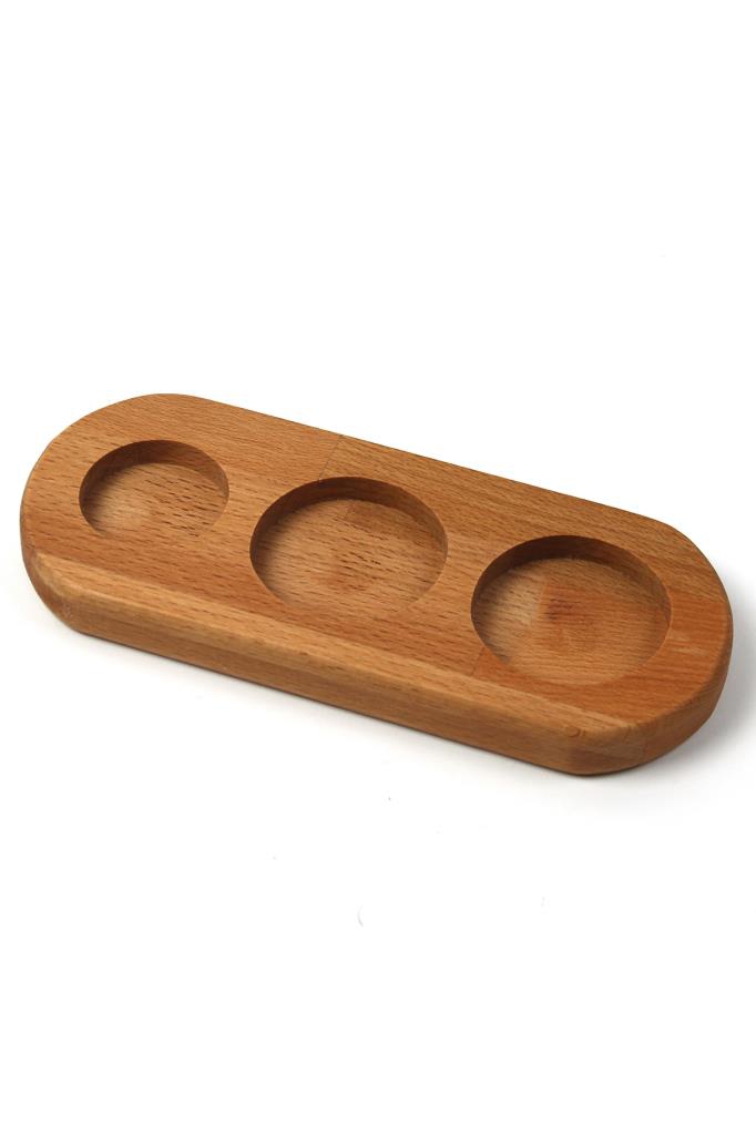 Wooden Sauce Plate / Manage Base