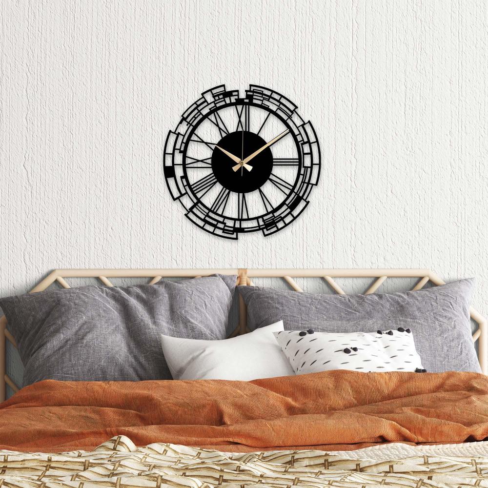 Helical Metal Wall Clock 