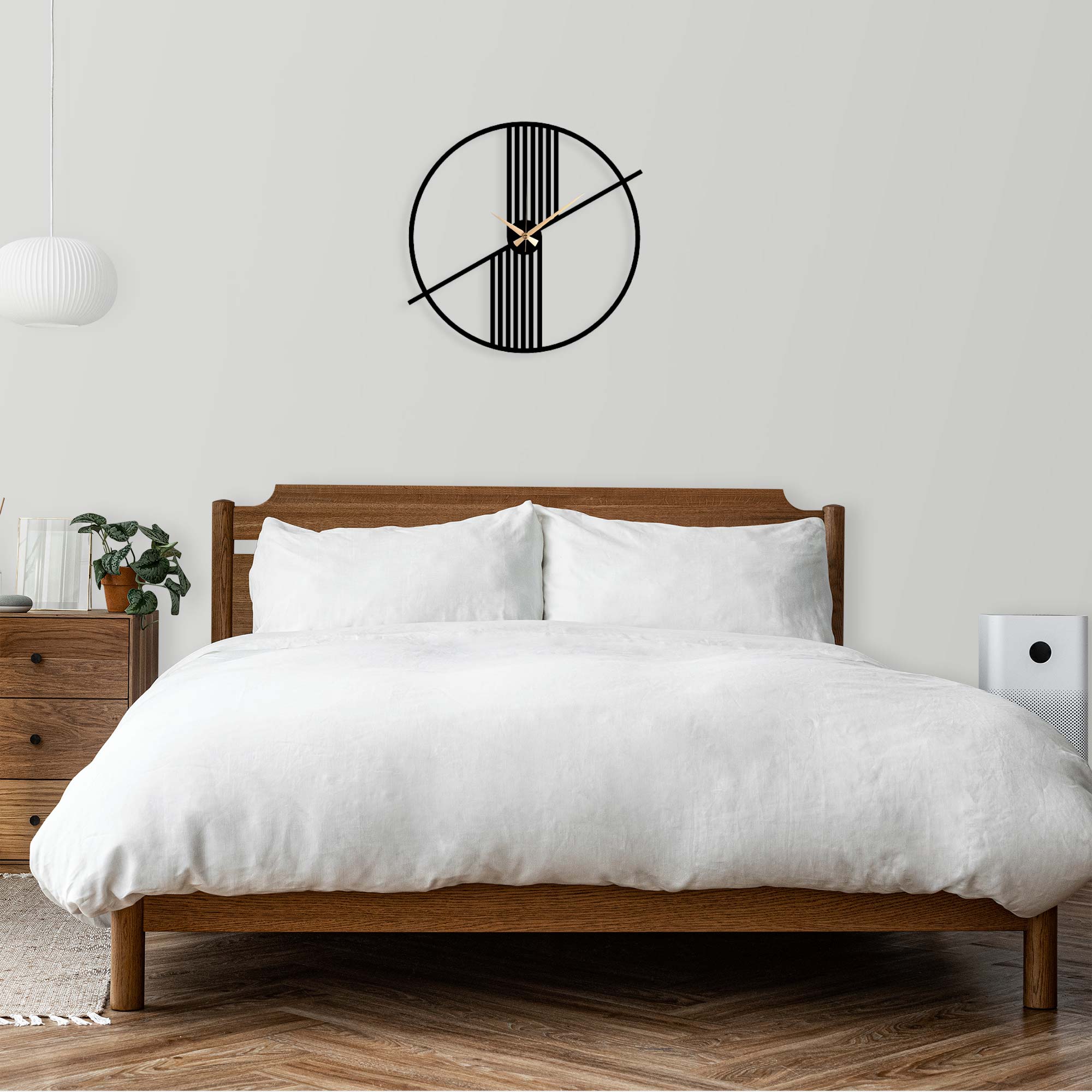 Toulmin Metal Clock