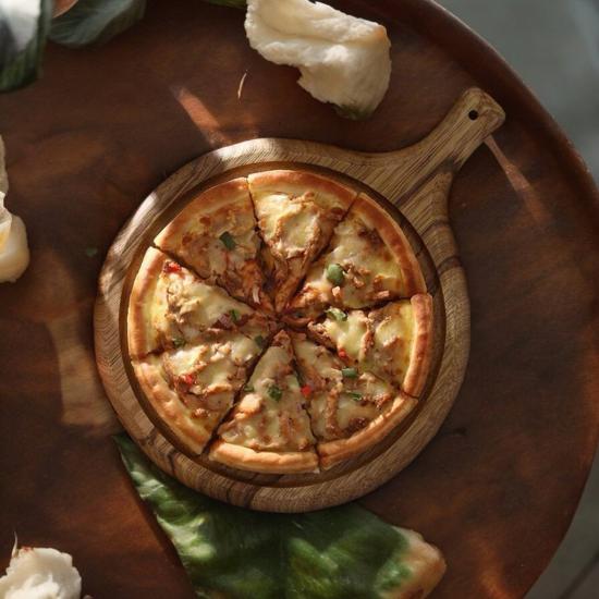 Pizza tahtası-pizza-doğrama tahtası- Ekmek Tahtası-Peynir Tahtası-Ahşap -Ahşap Servis Tahtası Doğrama Tepsisi Biçilmiş Ahşap Restoran